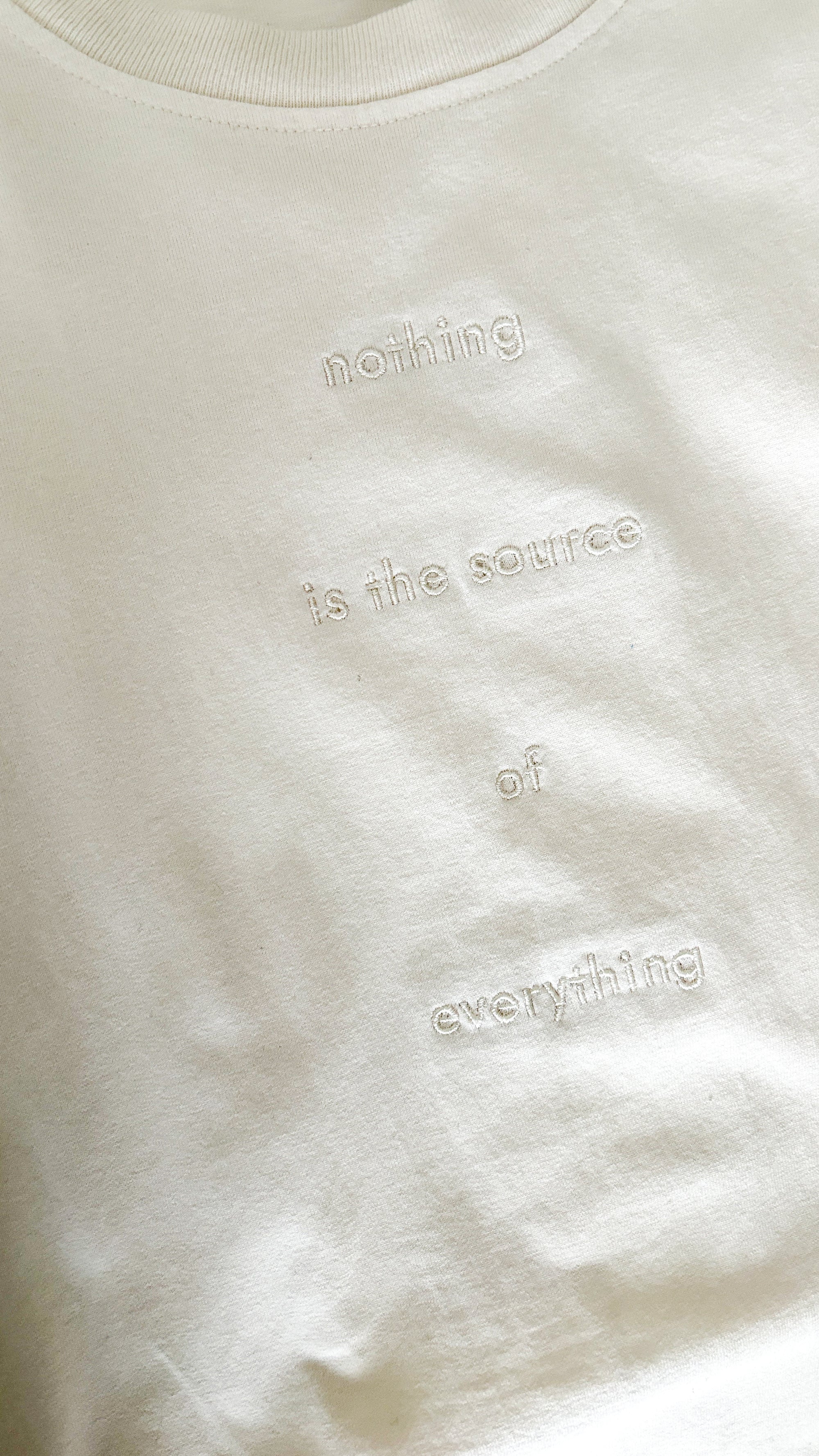 nothing t-shirt - Limited edition