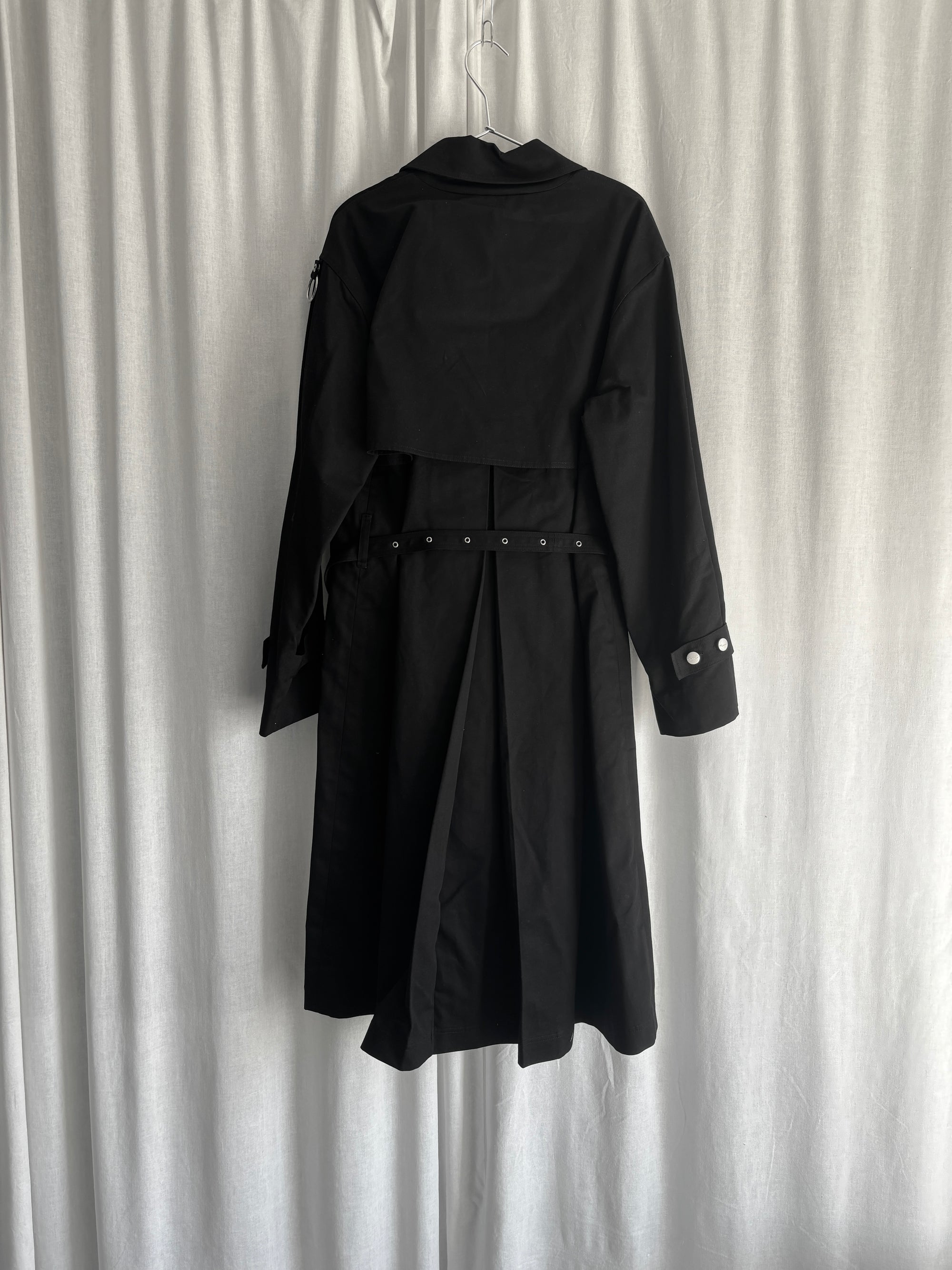 Belted coat - Black