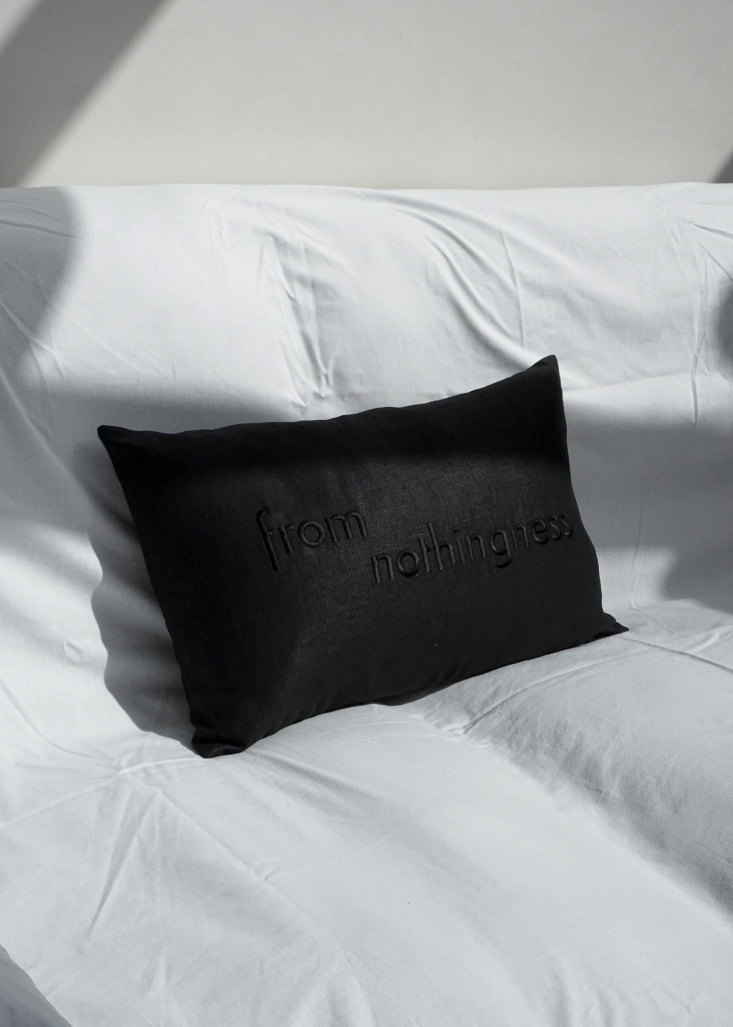 A pillow from nothingness